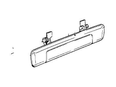 BMW 51-22-1-847-126 Door Handle Outer Right