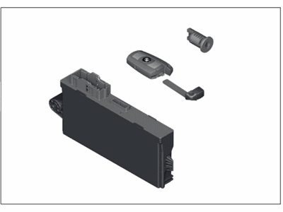 BMW 51-21-0-037-590 Set Uniform Locking System With Cas Control Unit (Code)