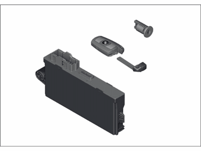 BMW 51-21-0-039-666 Set Uniform Locking System With Cas Control Unit (Code)