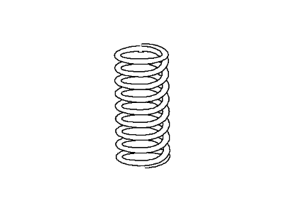 BMW 33-53-2-284-089 Coil Spring, Rear