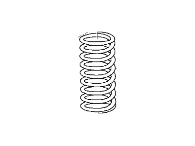 BMW 33-53-2-283-076 Coil Spring, Rear