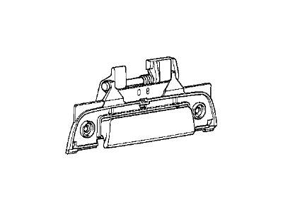 BMW 51-22-1-960-826 Door Rear Handle Outer Right