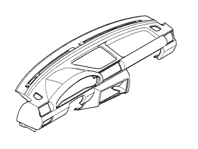 BMW 51-45-8-186-073 Trim Panel Dashboard