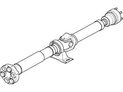 BMW 26-11-2-229-240 Rear Drive Shaft Manual Transmission