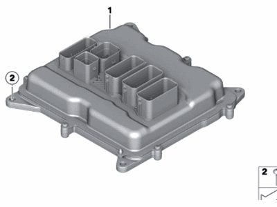 BMW 12-14-8-697-391 Dme Engine Control Module