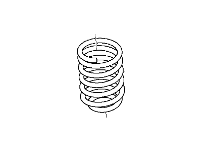 BMW 31-33-2-284-088 Coil Spring, Front