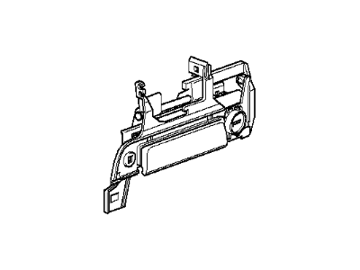BMW 51-21-8-199-915 Driver Left Front Exterior Door Handle Convertible