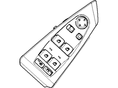 BMW 61-31-8-029-905 Door Window Switch Left