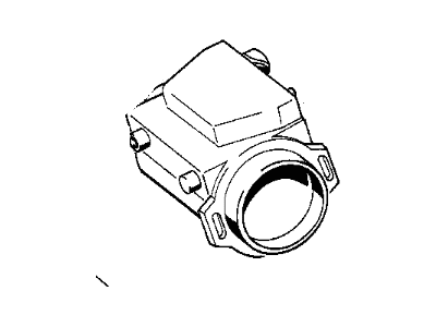 BMW 13-62-1-316-166 Mass Air Flow Sensor