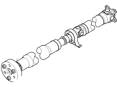 BMW 26-11-7-502-959 Rear Drive Shaft Assembly