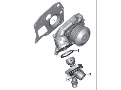 BMW 11-51-2-381-368 Coolant Pump