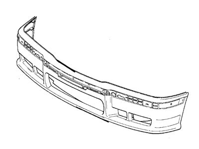 BMW 51-11-2-264-370 Trim Panel, Bumper, Front