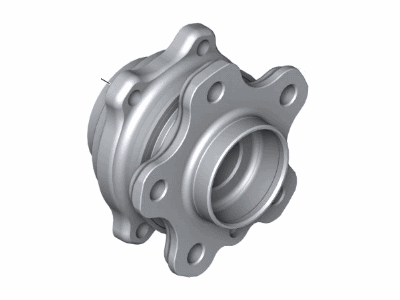 BMW 31-20-6-893-686 WHEEL HUB WITH BEARING