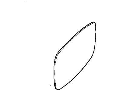 BMW 51-16-8-124-679 Mirror Glas Heated