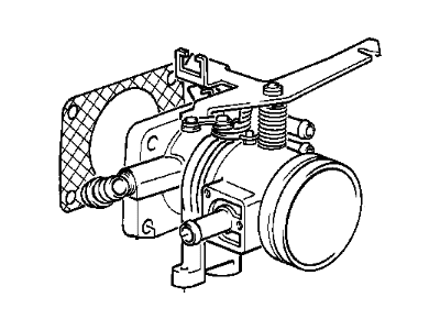 BMW 13-54-1-726-260 Throttle Body