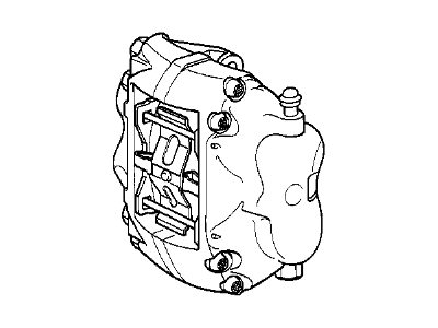 BMW 34-11-1-151-482 Right Brake Caliper