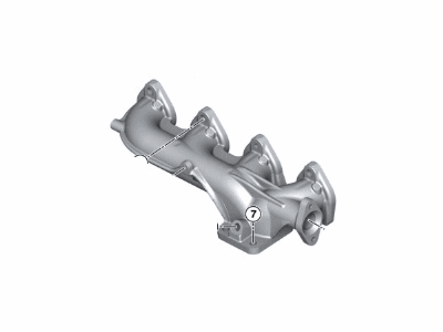 BMW 11-62-7-810-182 Exhaust Manifold