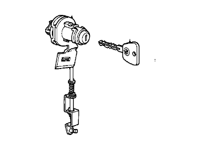 BMW 51-21-1-915-334 Catch Key Right