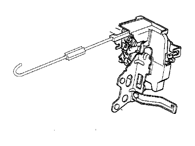 BMW 51-21-1-970-045 Front Left Door Lock