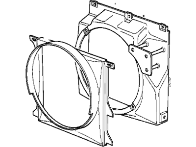 BMW 64-54-1-385-163 Compression Shroud