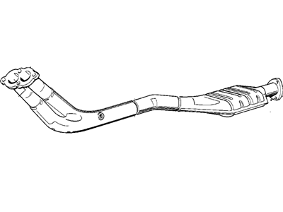 BMW 11-76-1-706-326 Catalytic Converter Exhaust Pipe