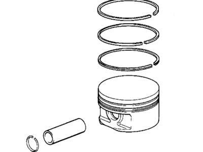 BMW 11-25-1-436-082 Piston Right