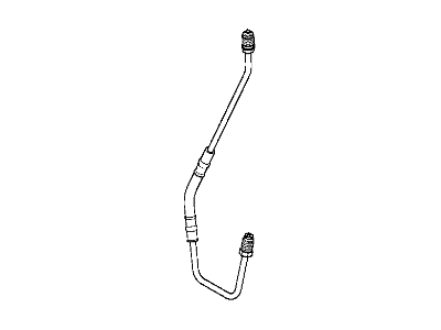 BMW 34-53-2-282-285 Pipeline With Pressure Hose