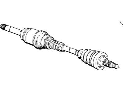 BMW 31-60-1-226-815 Exchange. Output Shaft Abs, Left