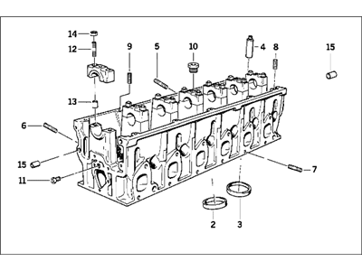 BMW 11-12-1-733-052 Cylinder Head