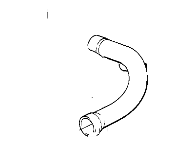 BMW 11-53-1-714-391 Radiator Hose, Upper