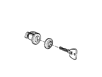 BMW 51-21-1-924-903 Catch Key Left