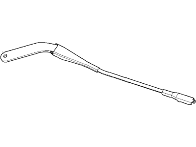 BMW 61-61-7-169-972 Windshield Wiper Arm Right