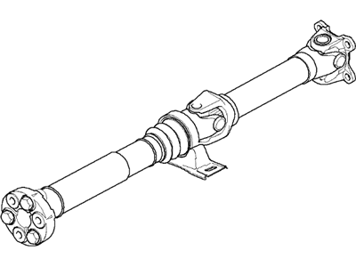 BMW 26-10-7-551-207 Rear Drive Shaft