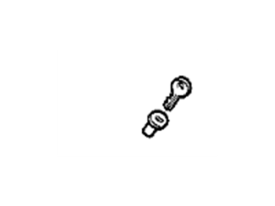 BMW 51-16-8-156-253 Lock Cylinder With Key