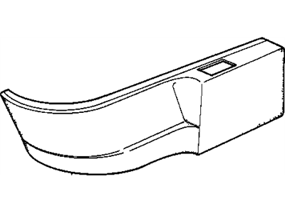 BMW 52-10-1-934-599 Covering Outer Left