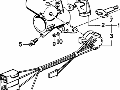 BMW 32-32-1-155-880 Steering Lock