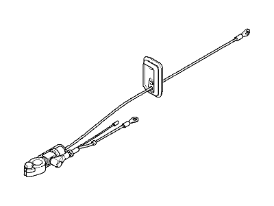 BMW 61-12-3-414-878 Positive Plus Pole Battery Cable