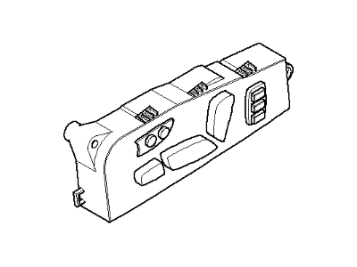 BMW 61-31-6-933-436 Switch Seat Adjusting Front Left