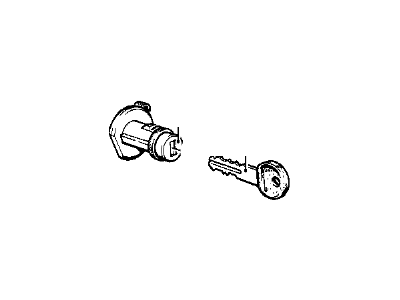 BMW 51-21-1-851-988 Catch Key Right