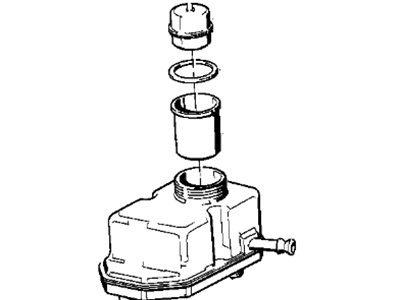 BMW 34-33-1-160-304 Expansion Tank