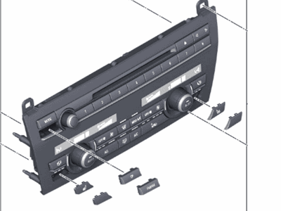 BMW 61-31-9-328-413 Repair Kit, Radio And A/C Control Panel