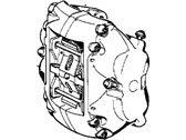 OEM 1989 BMW 635CSi Right Brake Caliper - 34-11-1-119-022