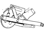 OEM 1986 BMW 535i Window Motor Left - 51-35-1-375-397