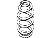 OEM 1986 BMW 325e Set Coil Springs - 33-53-9-057-984