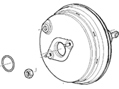 OEM 2002 BMW M3 Power Brake Booster - 34-33-2-282-193