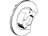 OEM 1997 BMW 850Ci Brake Disc, Ventilated - 34-11-6-756-087