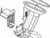 OEM 2008 BMW M5 Fuel Filter With Pressue Regulator - 16-11-7-373-525