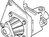 OEM 1995 BMW 318i Exchange Power Steering Pump - 32-41-1-141-681