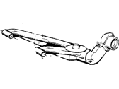 OEM 1985 BMW 325e Trailing Arm, Left - 33-32-1-126-333