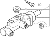 OEM 2002 BMW 330i Brake Master Cylinder - 34-31-6-750-684